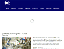 Tablet Screenshot of gmp-online.com